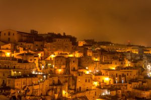 Matera by night.